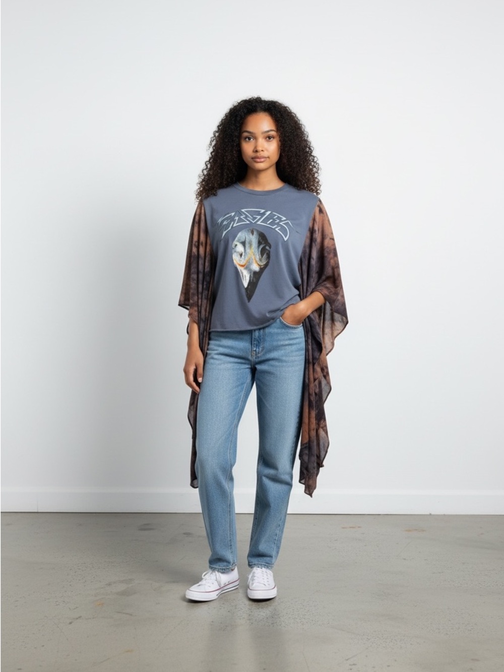 The Eagles Band custom poncho - one of a kind